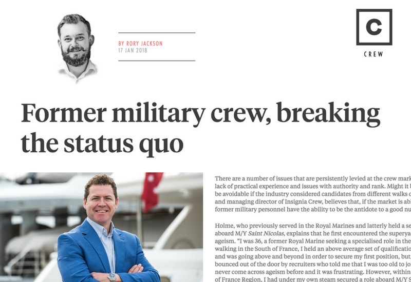 Superyacht News, Insignia Crew